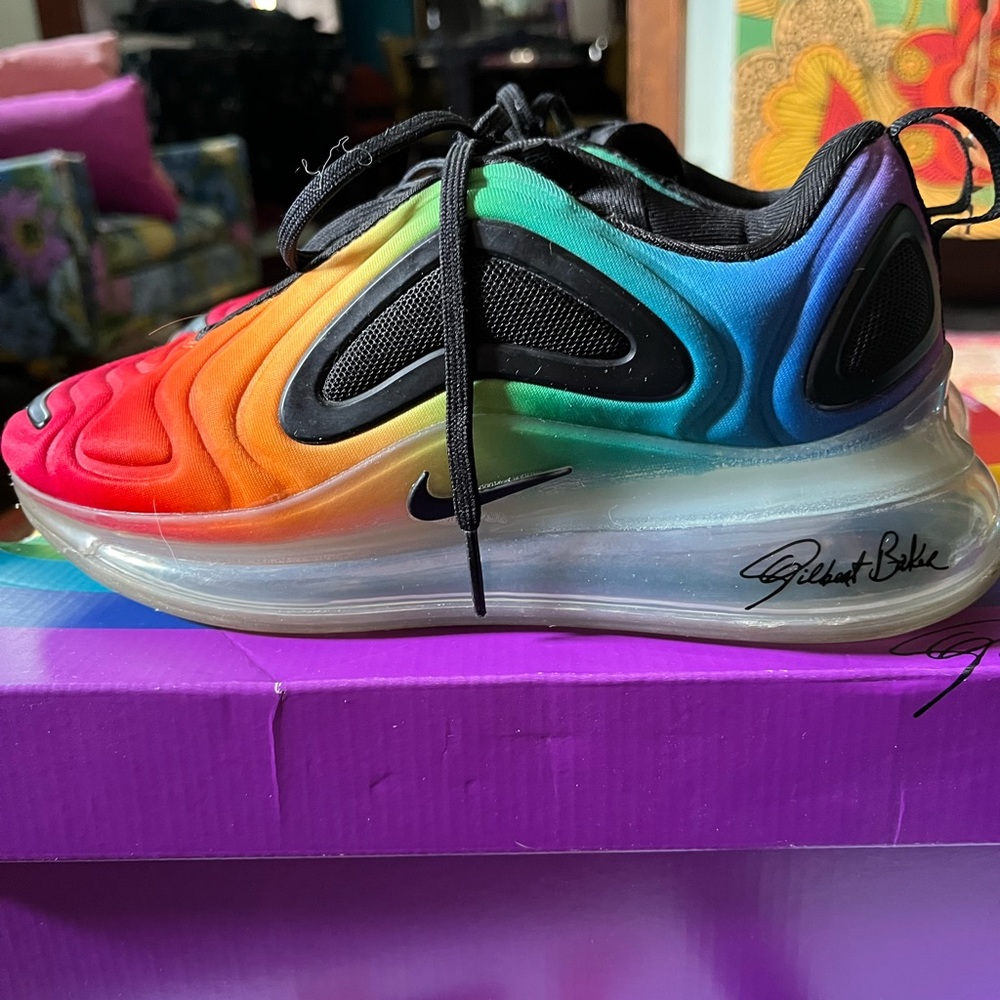 2019 Gilbert Baker “Be True” Nike Air Max 720, M 4, W 5.5 with box